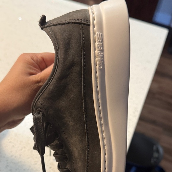 Camper Gray and Red Men's Sneakers - Picture 6 of 8